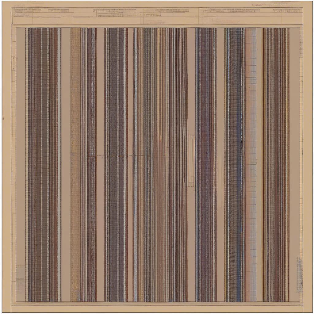 Example of a 4-Shaft Table Loom Draft