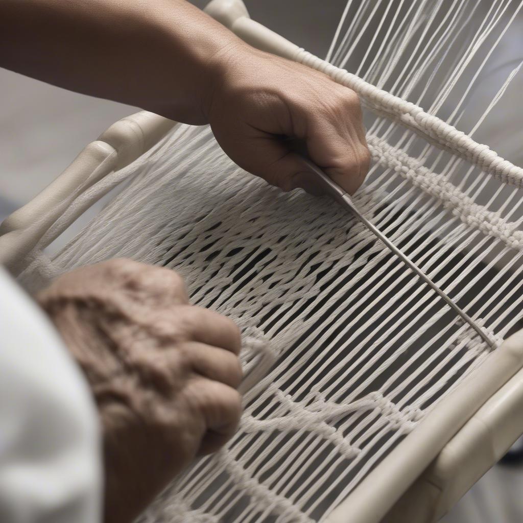 Acapulco Chair Weaving Process