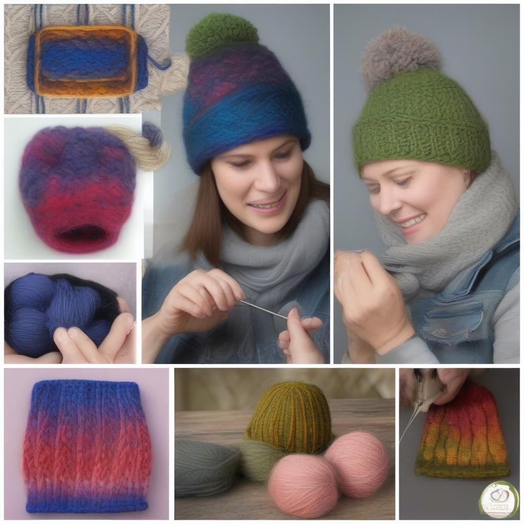 Alternative Techniques for Securing Yarn Ends on a Hat