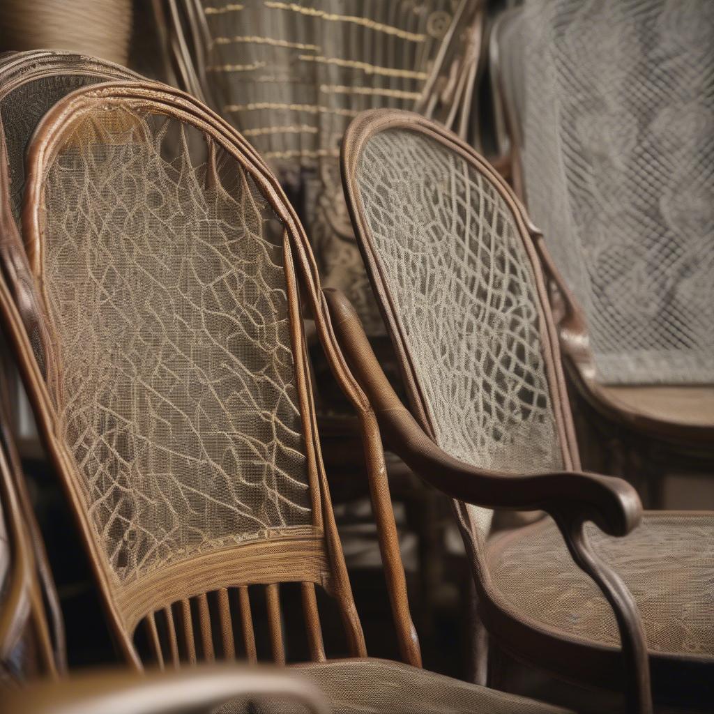 Antique Wire Chair Weaving Patterns