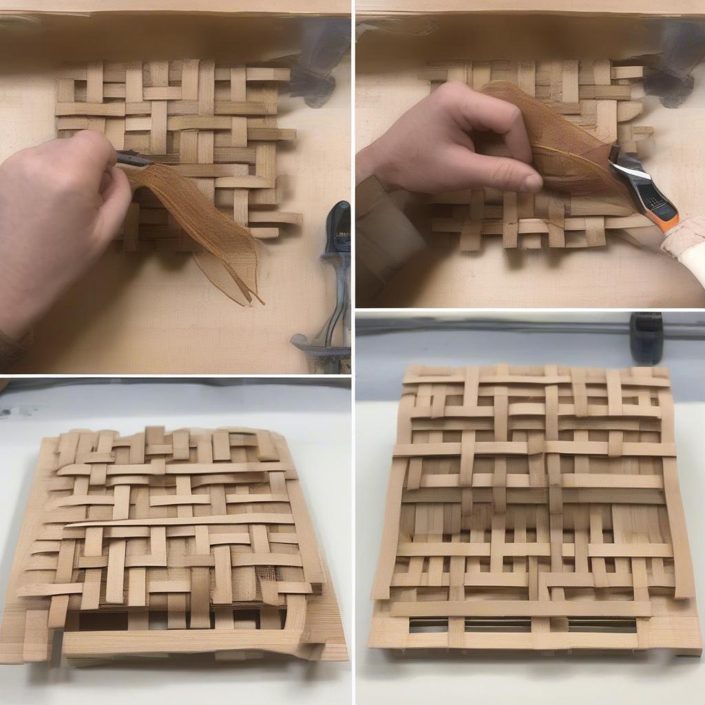 Step-by-Step Assembly of a Scroll Saw Basket Weave Project