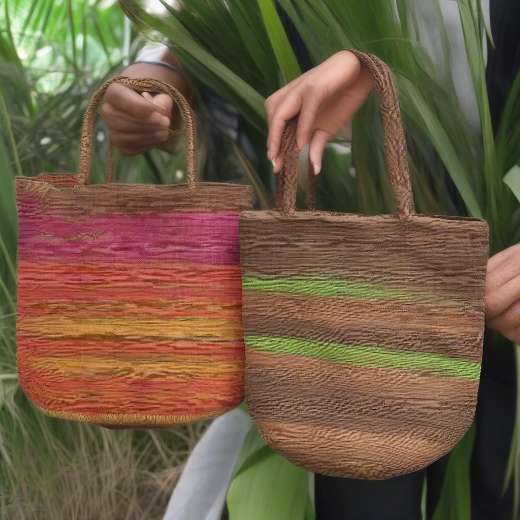 Bali Woven Bags Wholesale: Ata and Mendong Grass Comparison