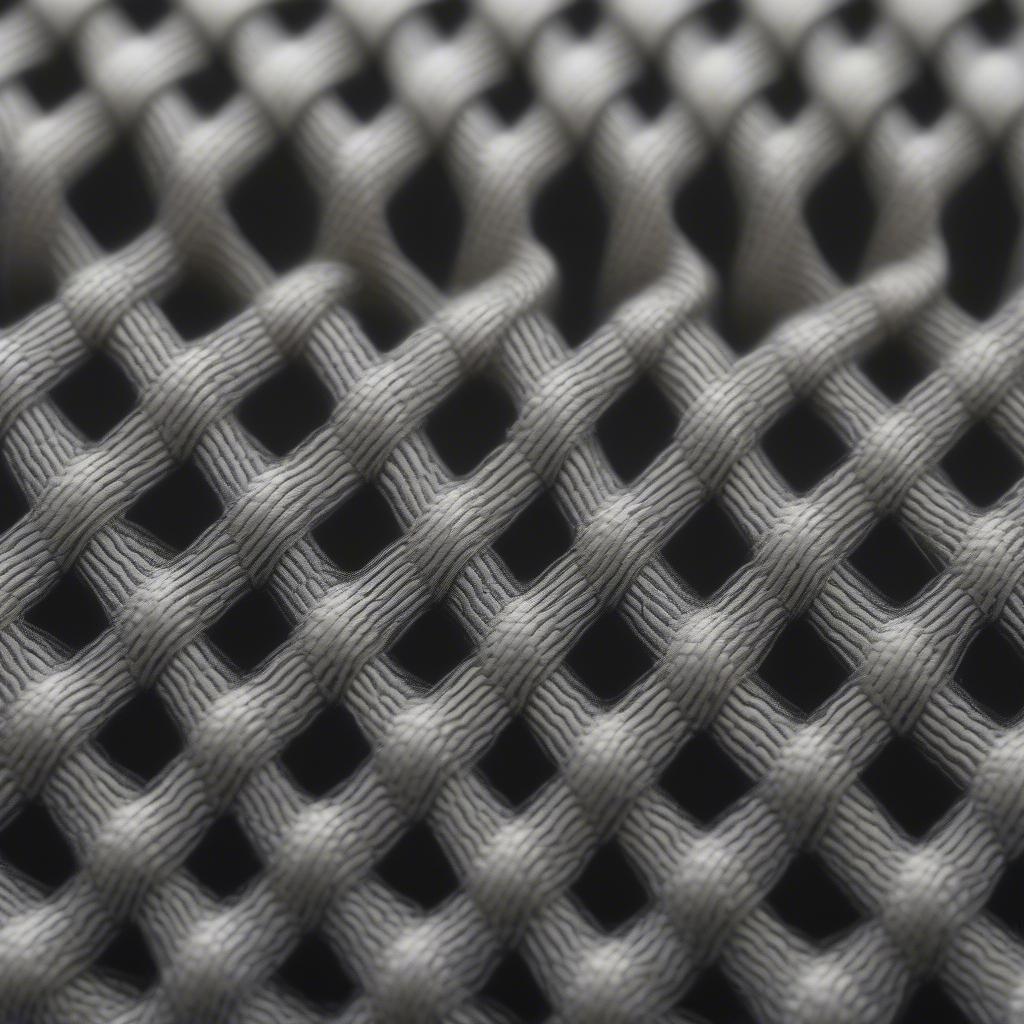 Close-up View of Ballistic Weave Fabric