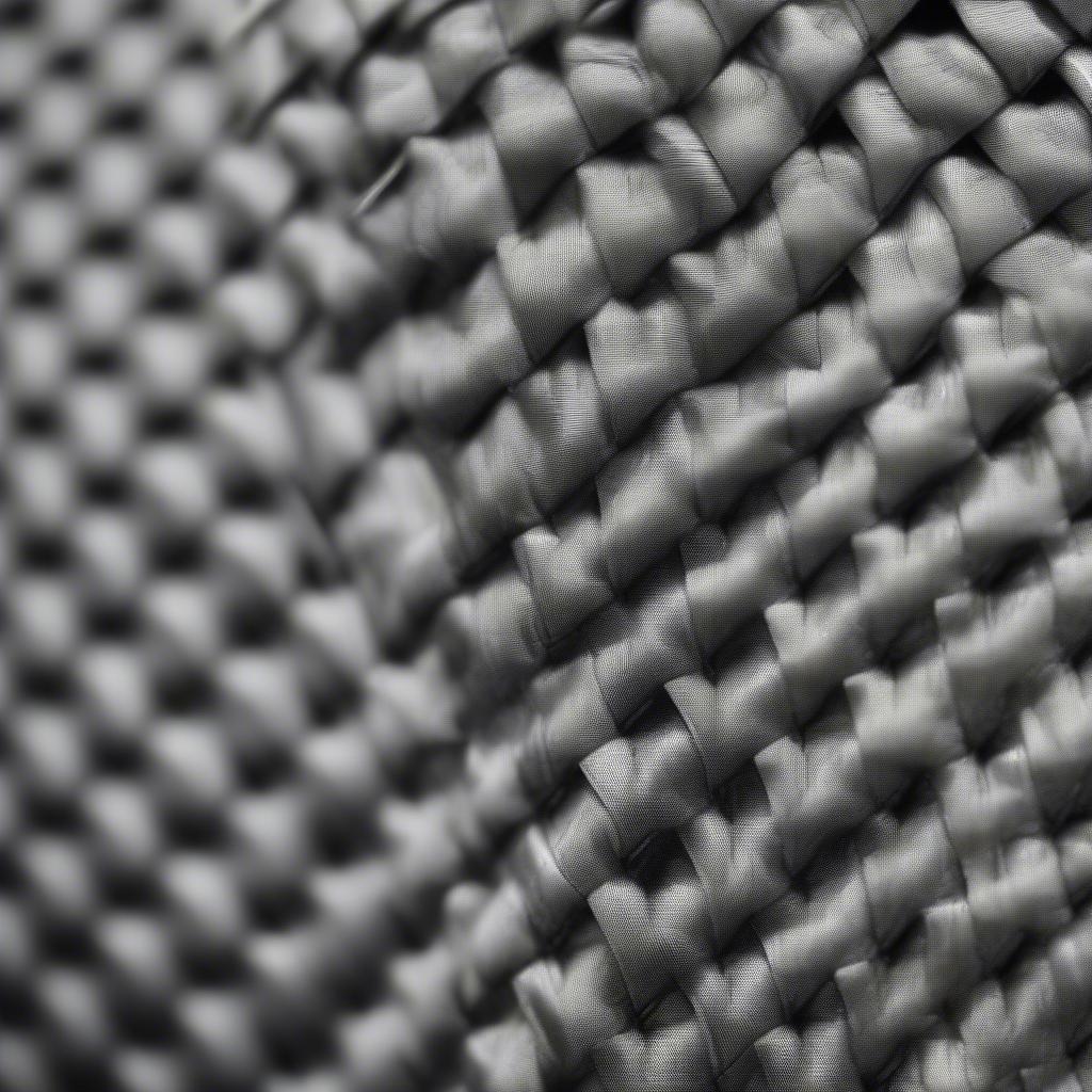 Close-up of a ballistic weave hat showing the tight weave pattern