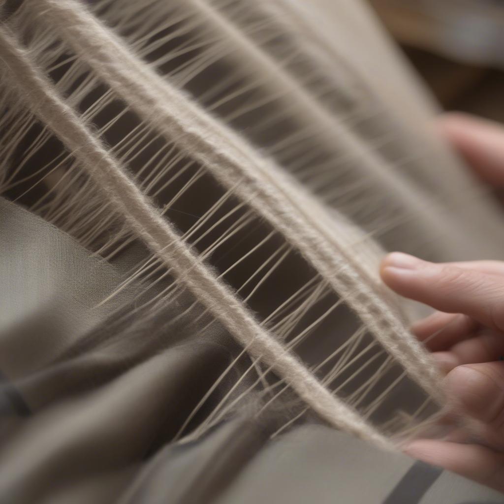 Basic Basket Weave Technique for Curtains