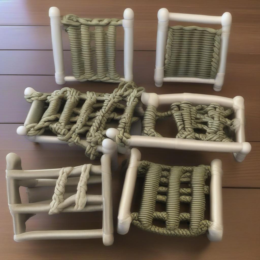 Basic Paracord Chair Weaving Patterns