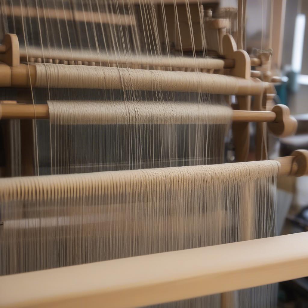 Basic Plain Weave Technique on a Table Loom