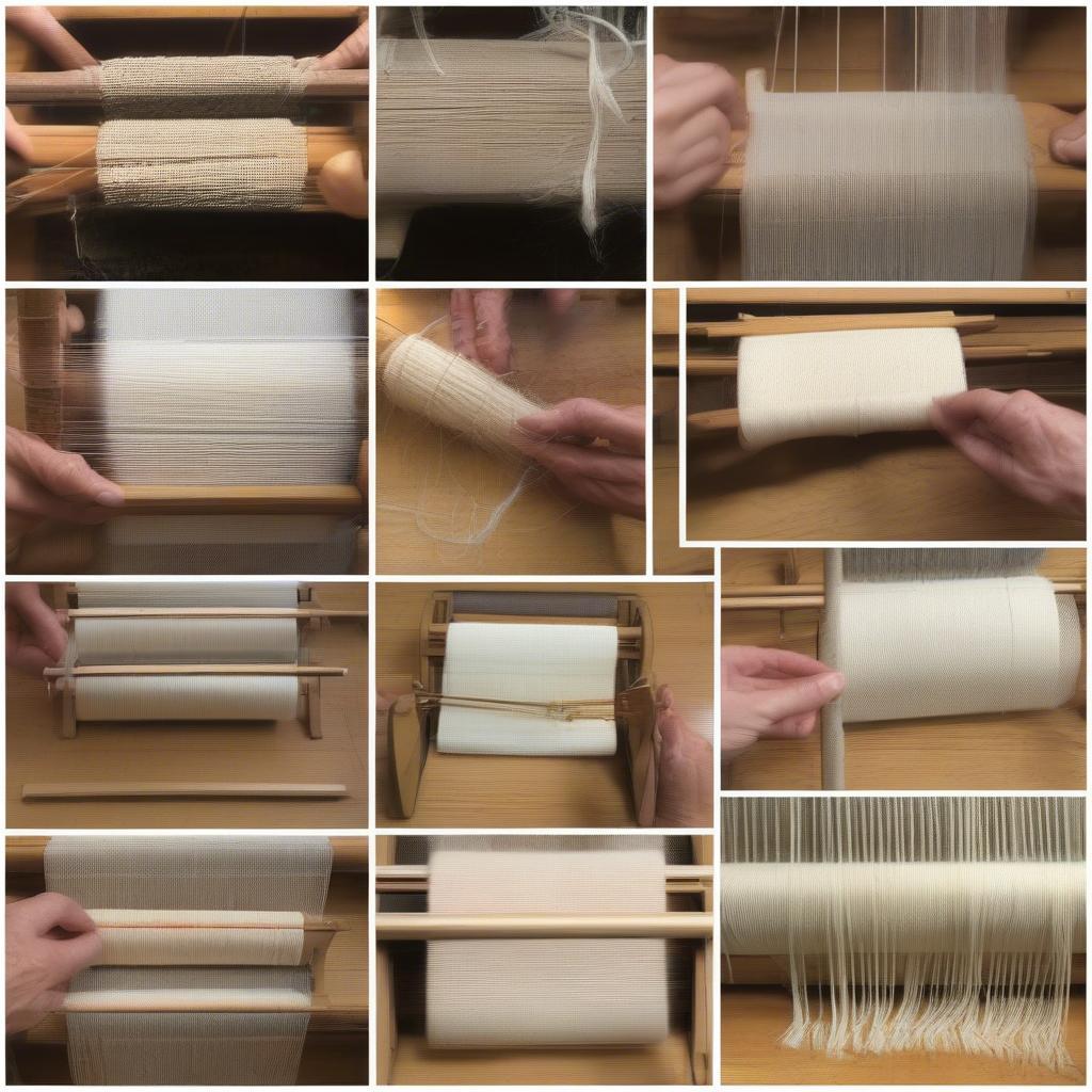 Basic Weaving Technique on a Table Loom