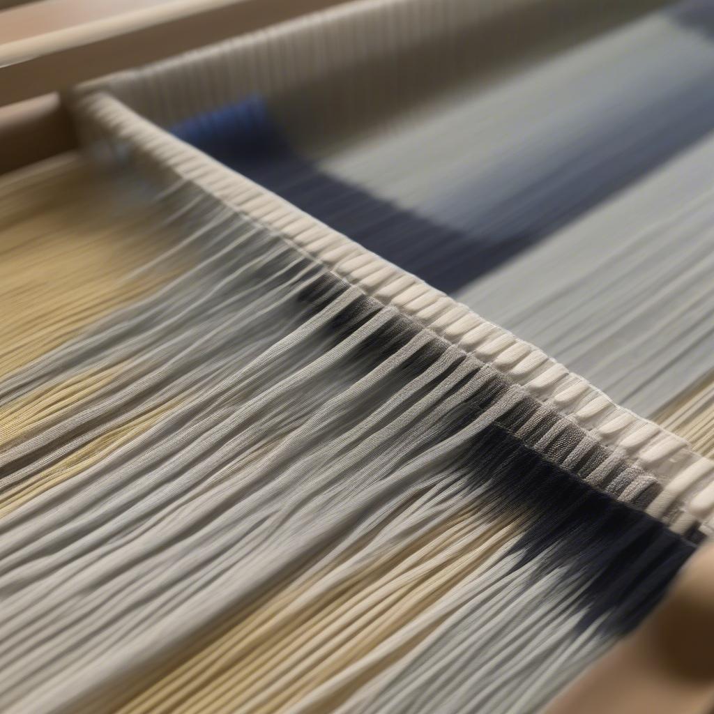 Plain Weave and Twill Weave Examples on a Table Loom