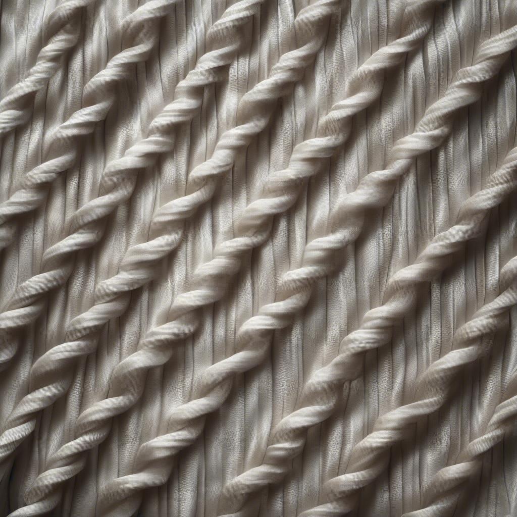 Close-up of a basket weave drape showing the intricate pattern