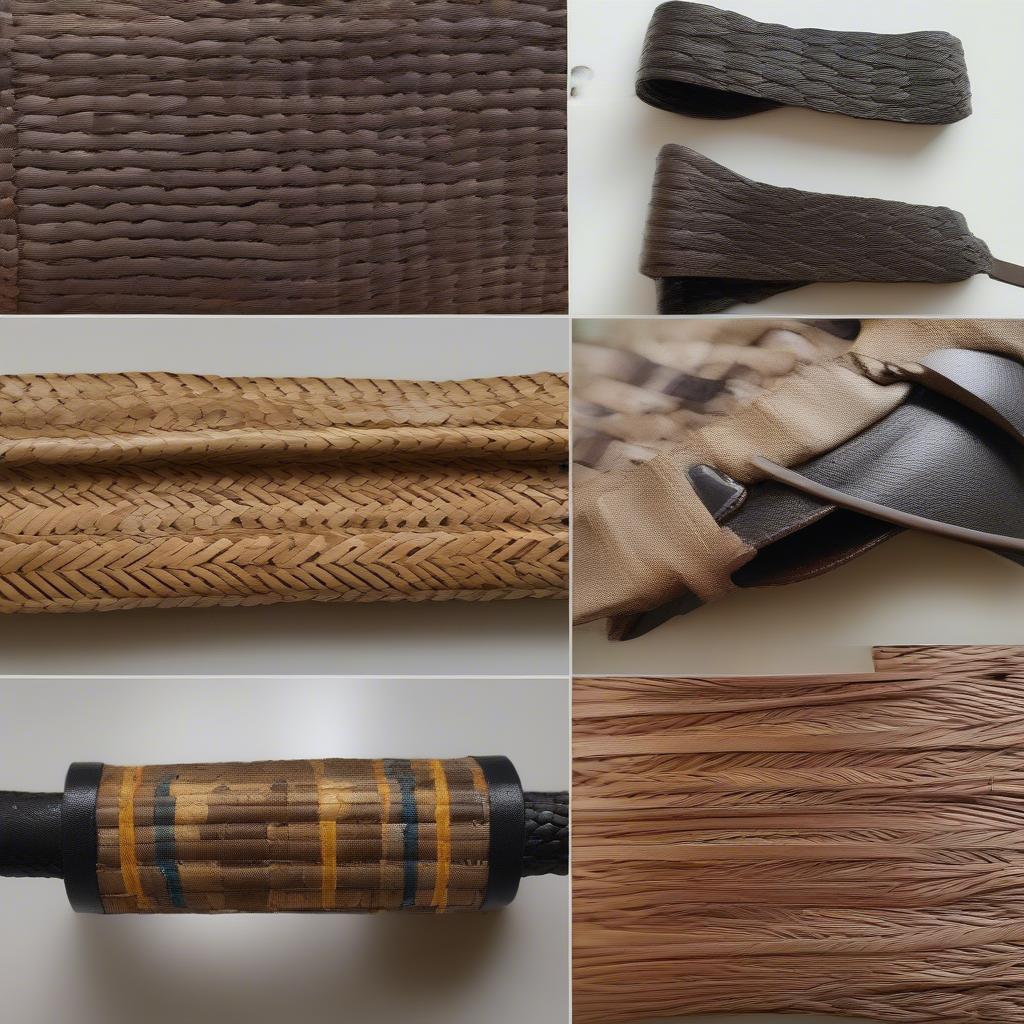 Basket Weave Gun Sling Materials: Wicker, Rattan, and Leather