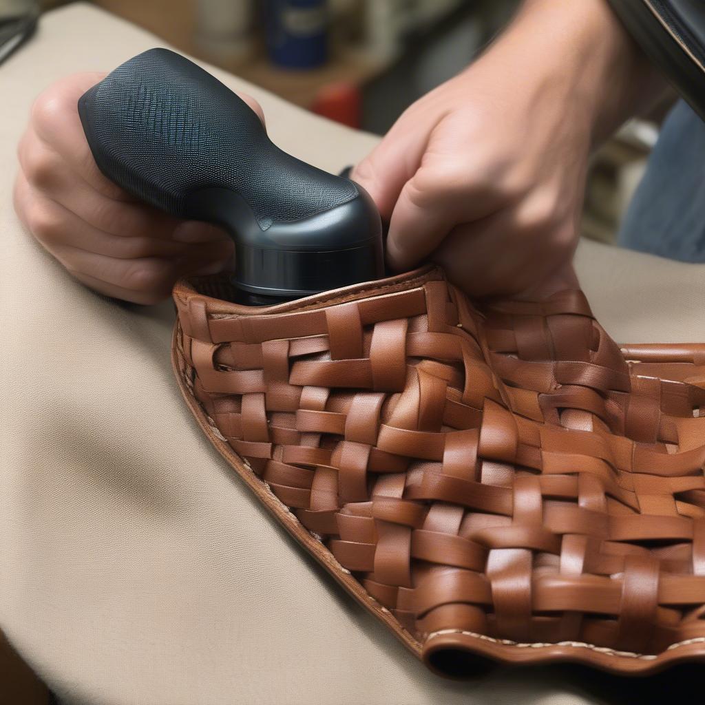 Basket Weave Holster Maintenance: Leather Care