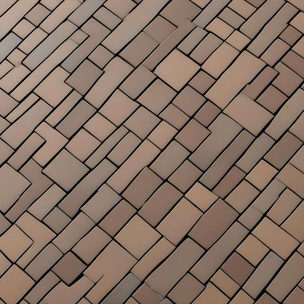 Basket weave patio paving using rectangular pavers in a classic interlocking design.