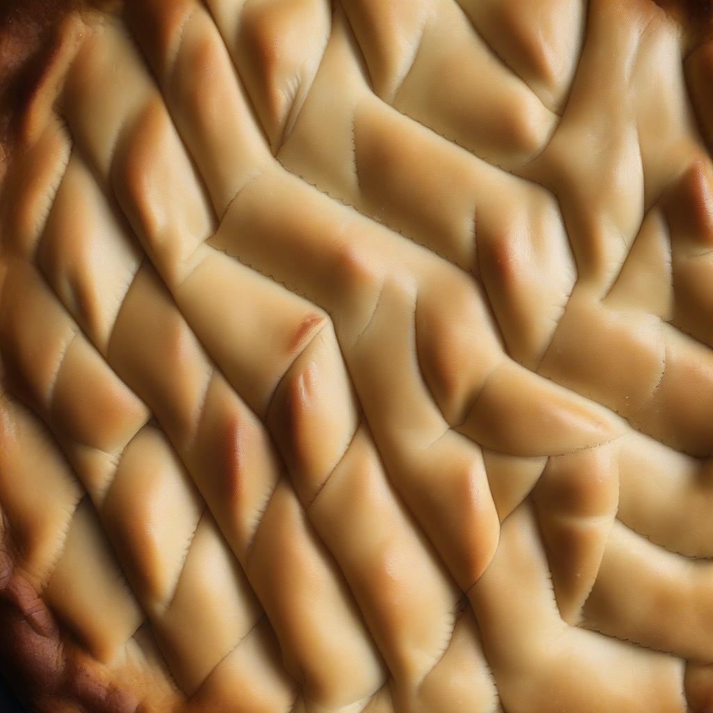 Perfectly Baked Basket Weave Pie Crust