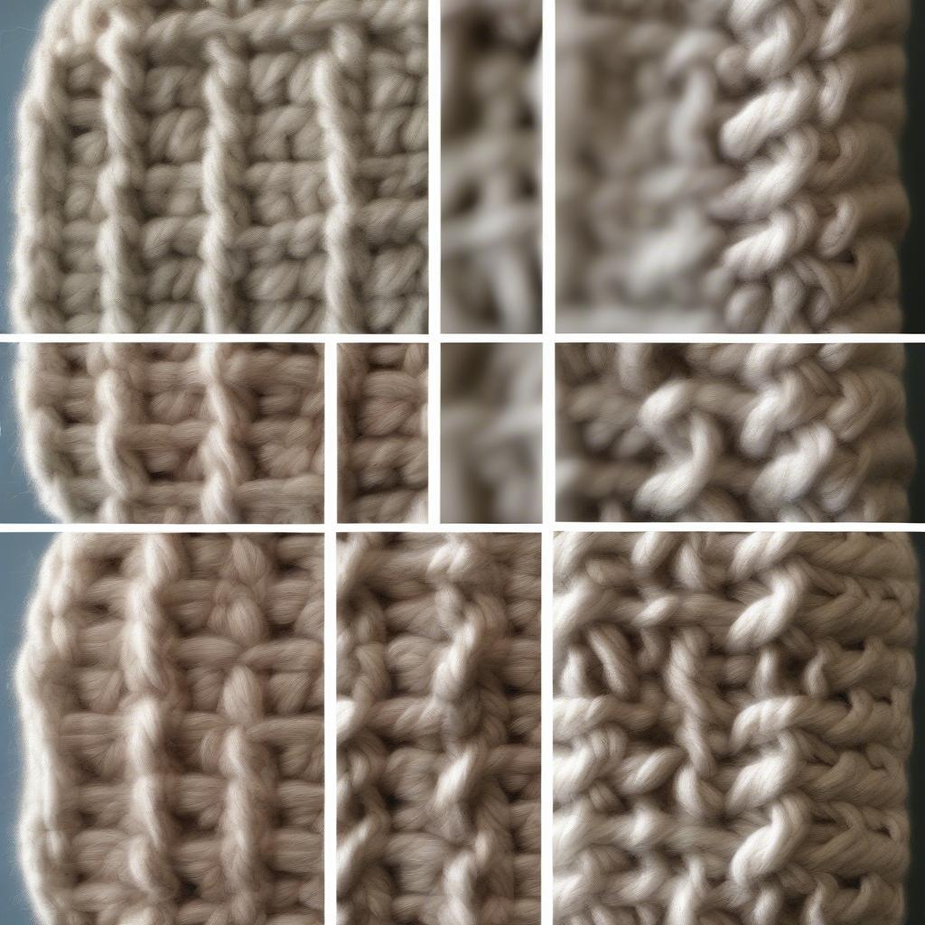 Step-by-step tutorial on creating the basket weave stitch for your crochet beanie hat