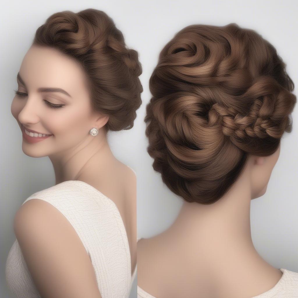 The Finished Basket Weave Updo: Elegant and Effortless