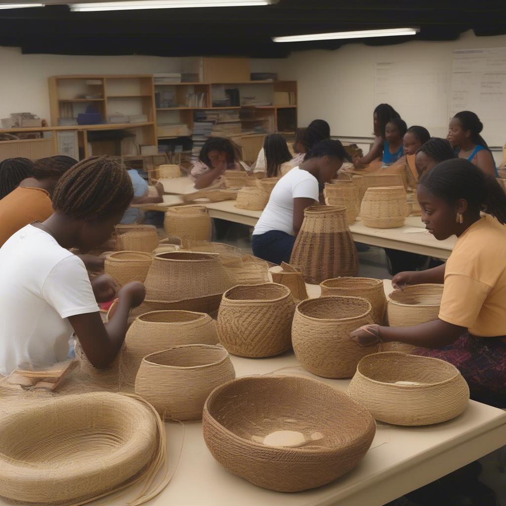 Beginner Basket Weaving Workshop in NYC