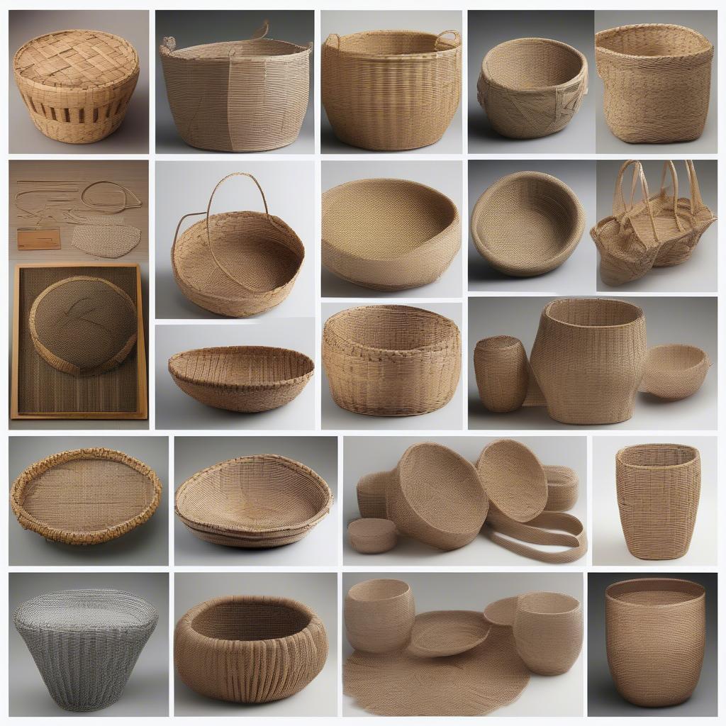 Different Basket Weaving Techniques Used for Dining Tables