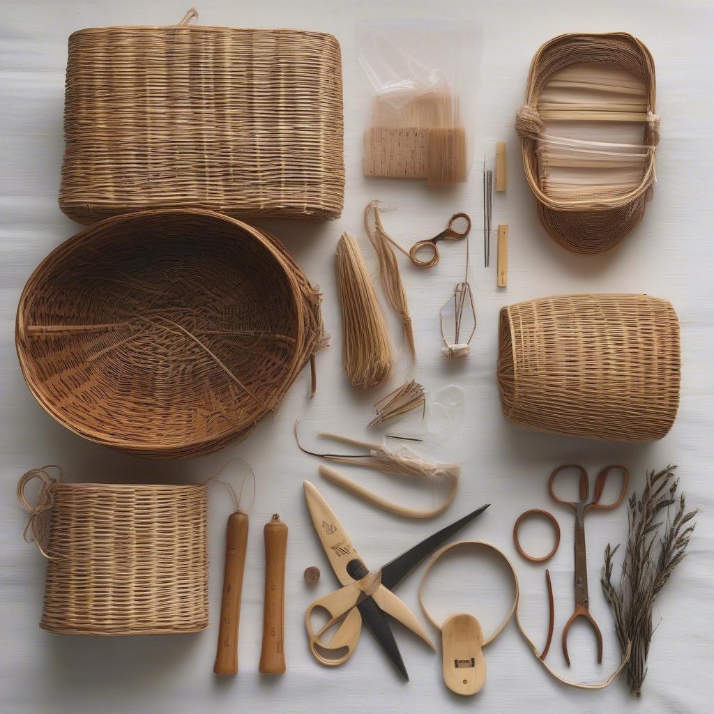 Essential Materials for Beginner Basket Weaving