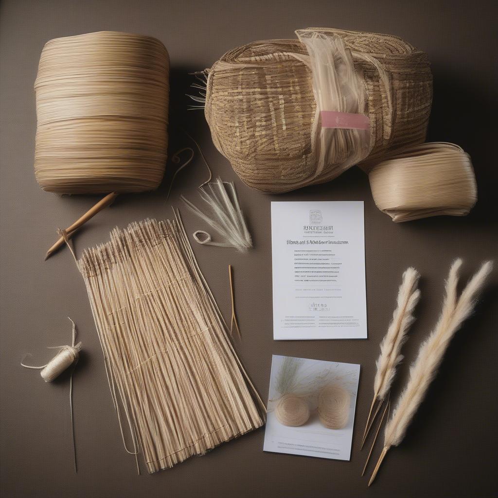 Beginner's Reed Basket Weaving Kit