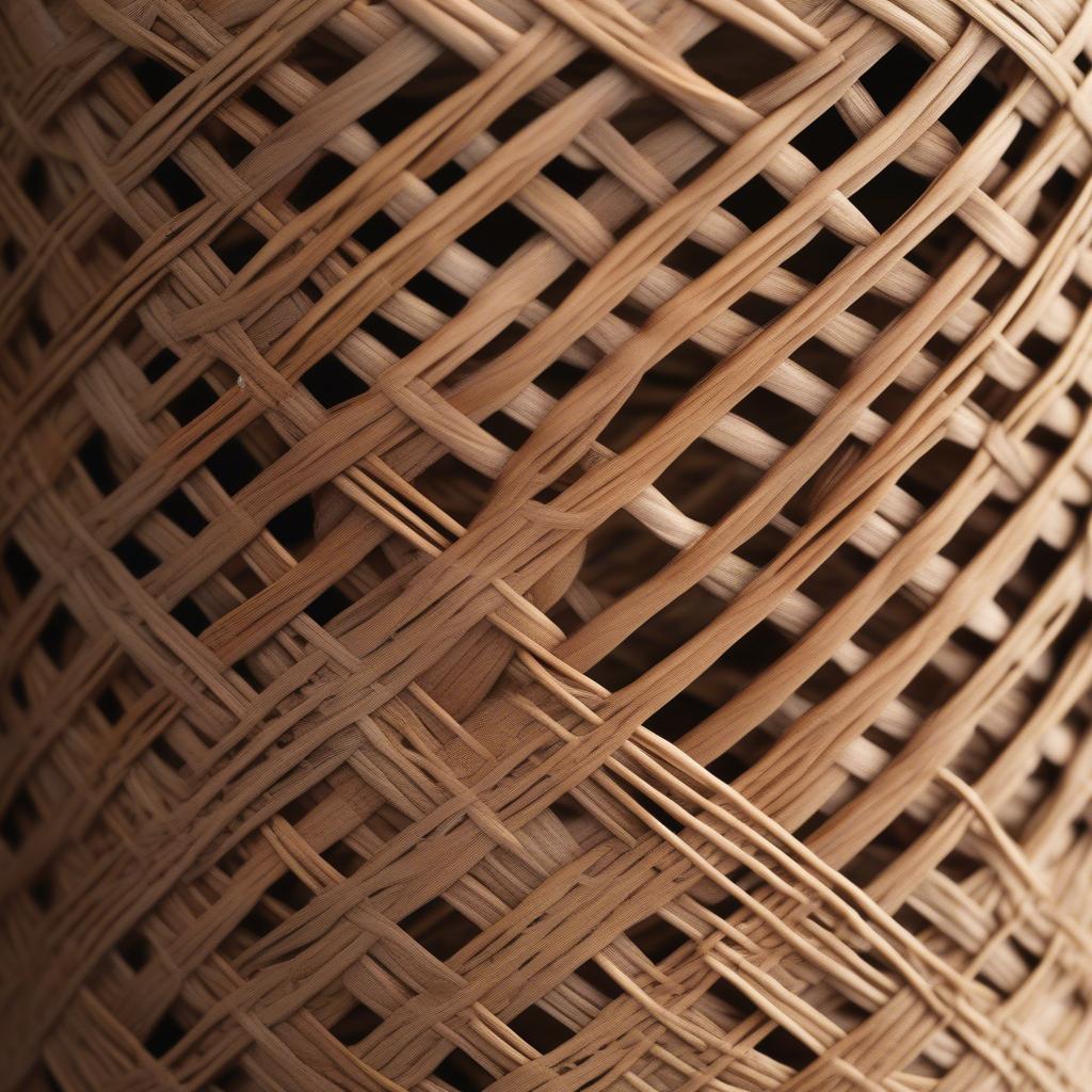 Close-up view of the Diamond Weave Pattern on the Better Homes and Gardens Table Lamp