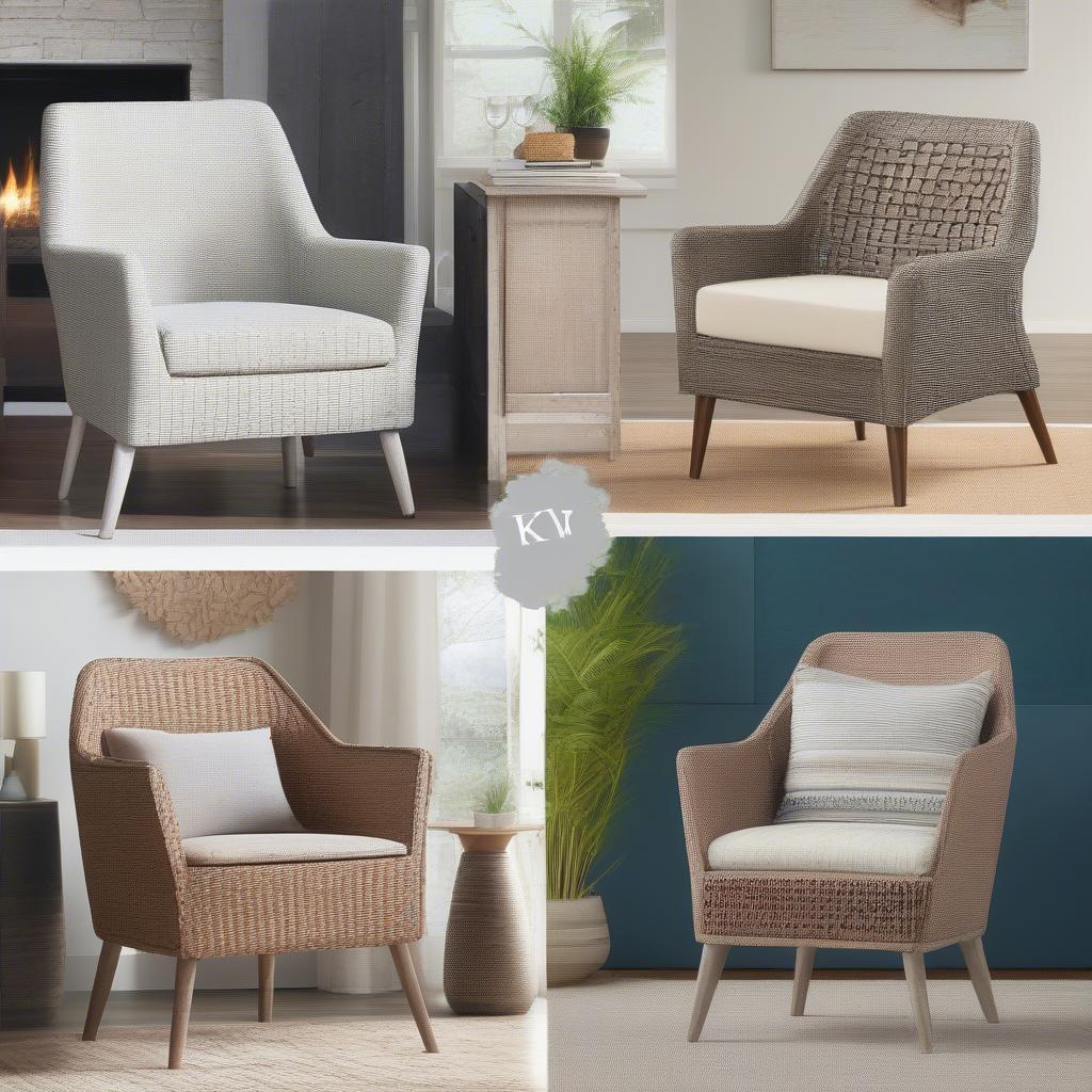 Different Styles of Weave Accent Chairs