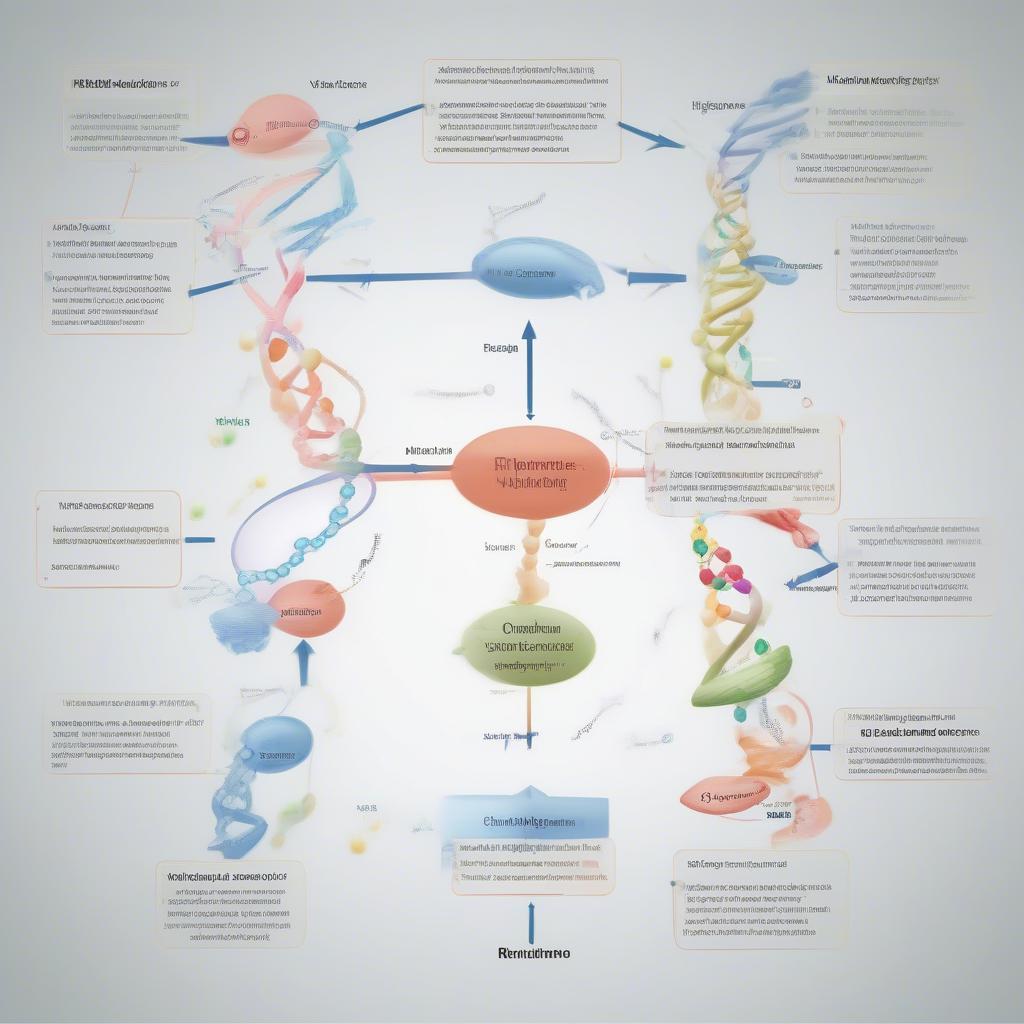 Central Dogma of Molecular Biology Illustration