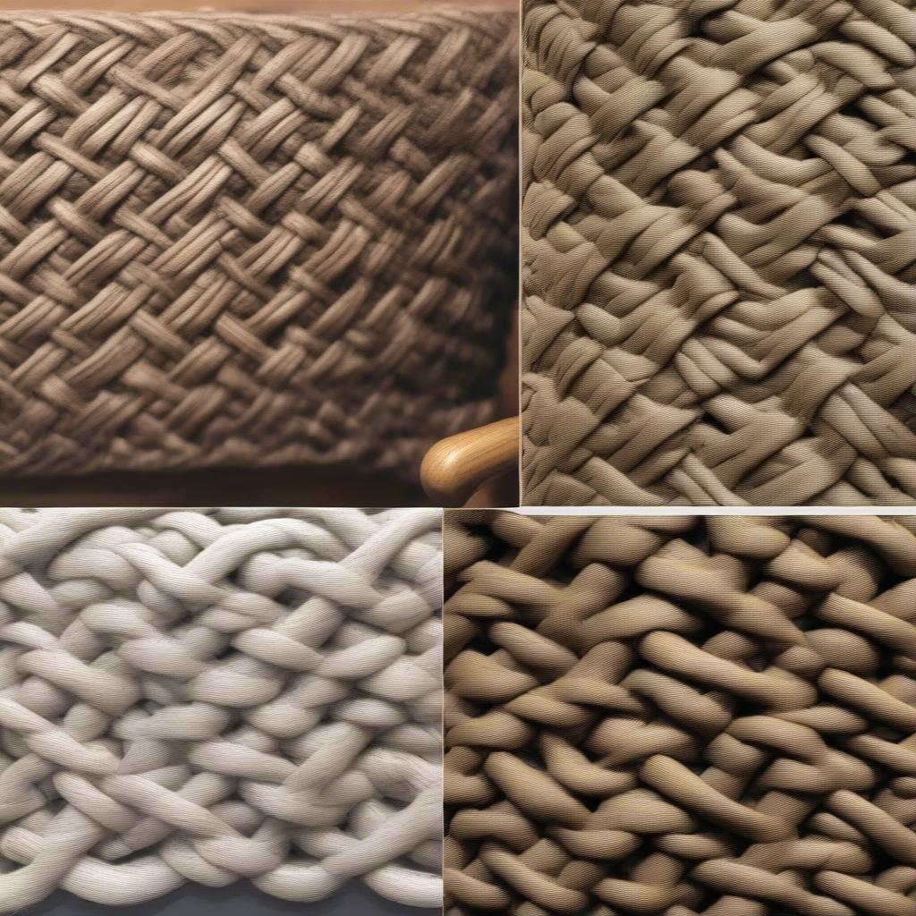 Various Chair Rope Weaving Patterns