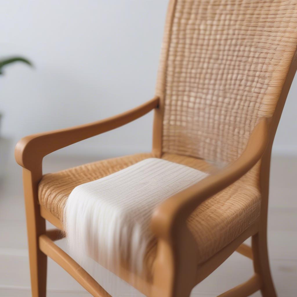 Cleaning a Woven Chair