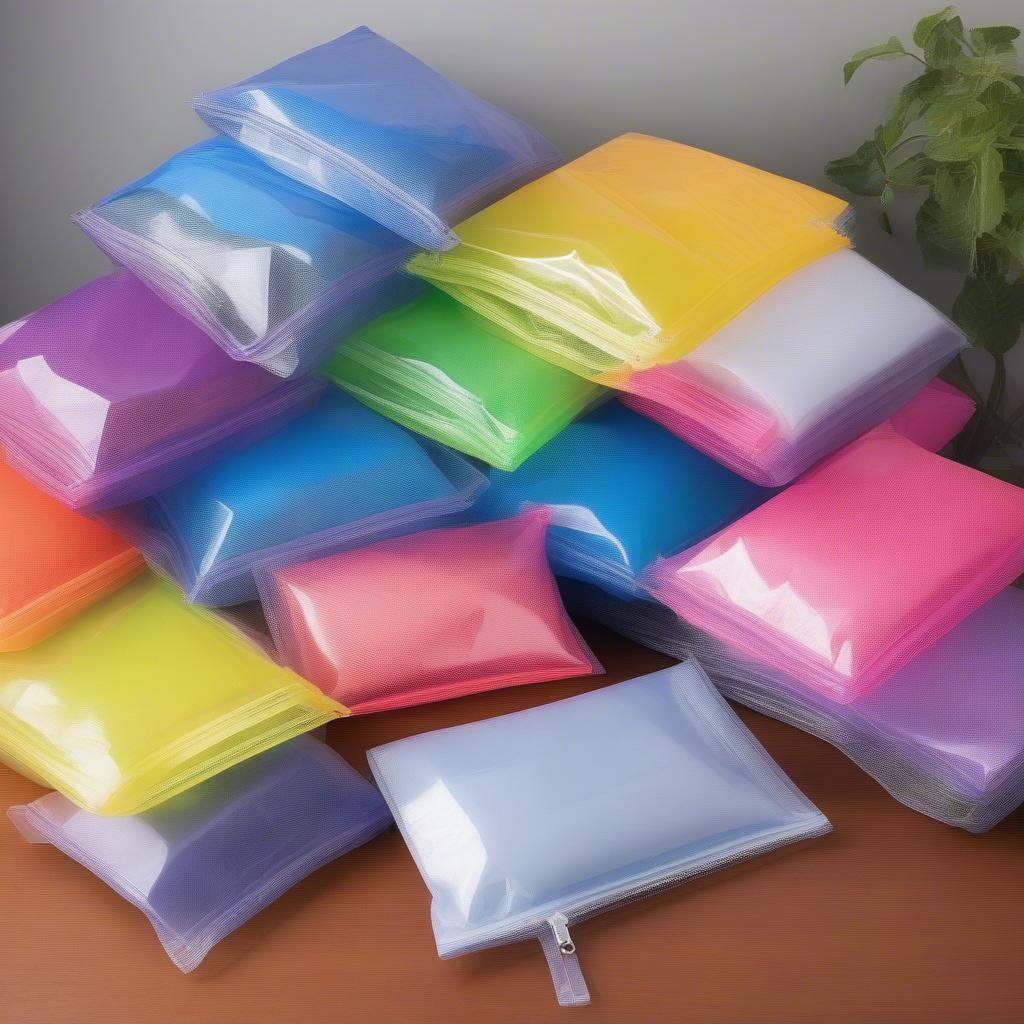 Cheap Non-Woven PVC Zipper Bags in Bulk