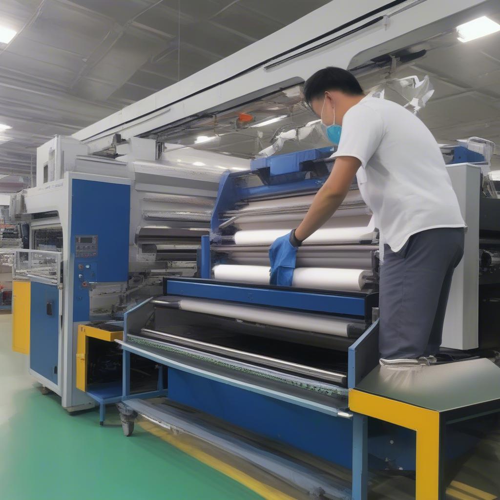 China Automatic Non-Woven Bag Machine Maintenance