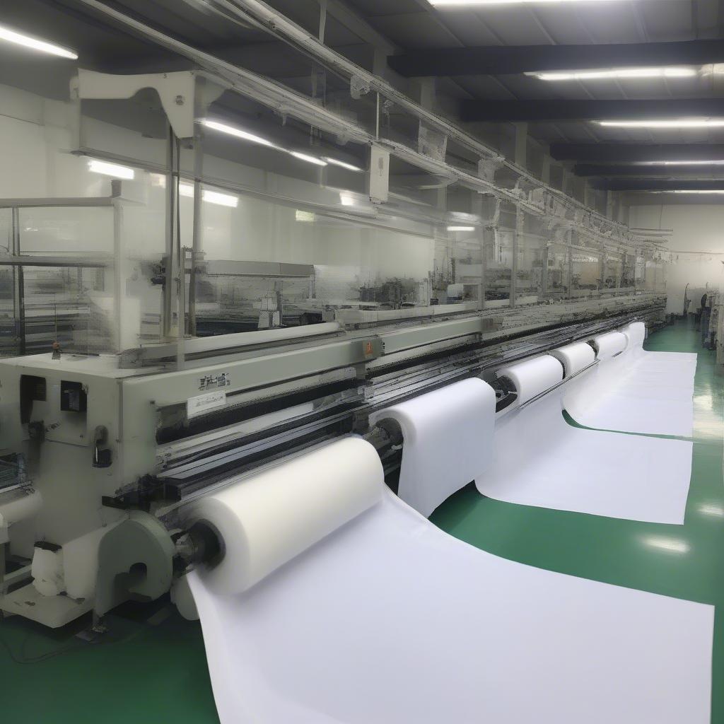 China Non-Woven Pillow Bag Factory Production Line