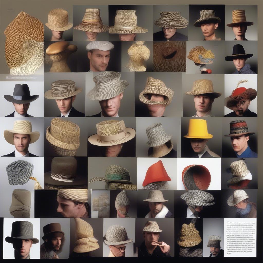 Christopher Weaver featured in Hat Talk Magazine, showcasing his unique hat designs.