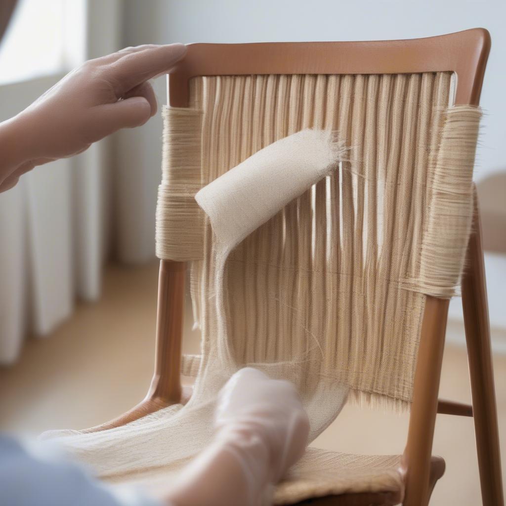 Cleaning and Maintaining Woven Chairs