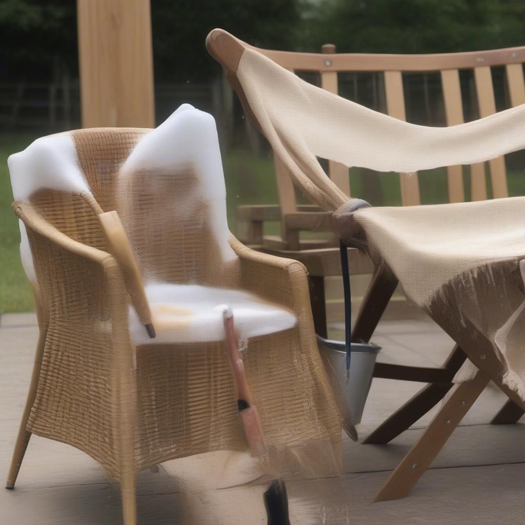 Cleaning and Protecting Basket Weave Chairs