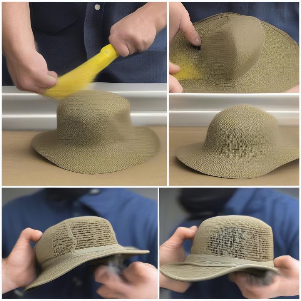 Cleaning a Ballistic Weave Mod Hat