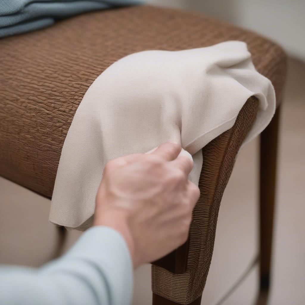 Cleaning a Charleston Walnut Weave Chair