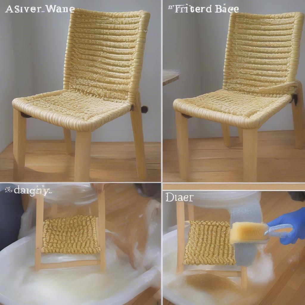 Cleaning a Paracord Woven Chair