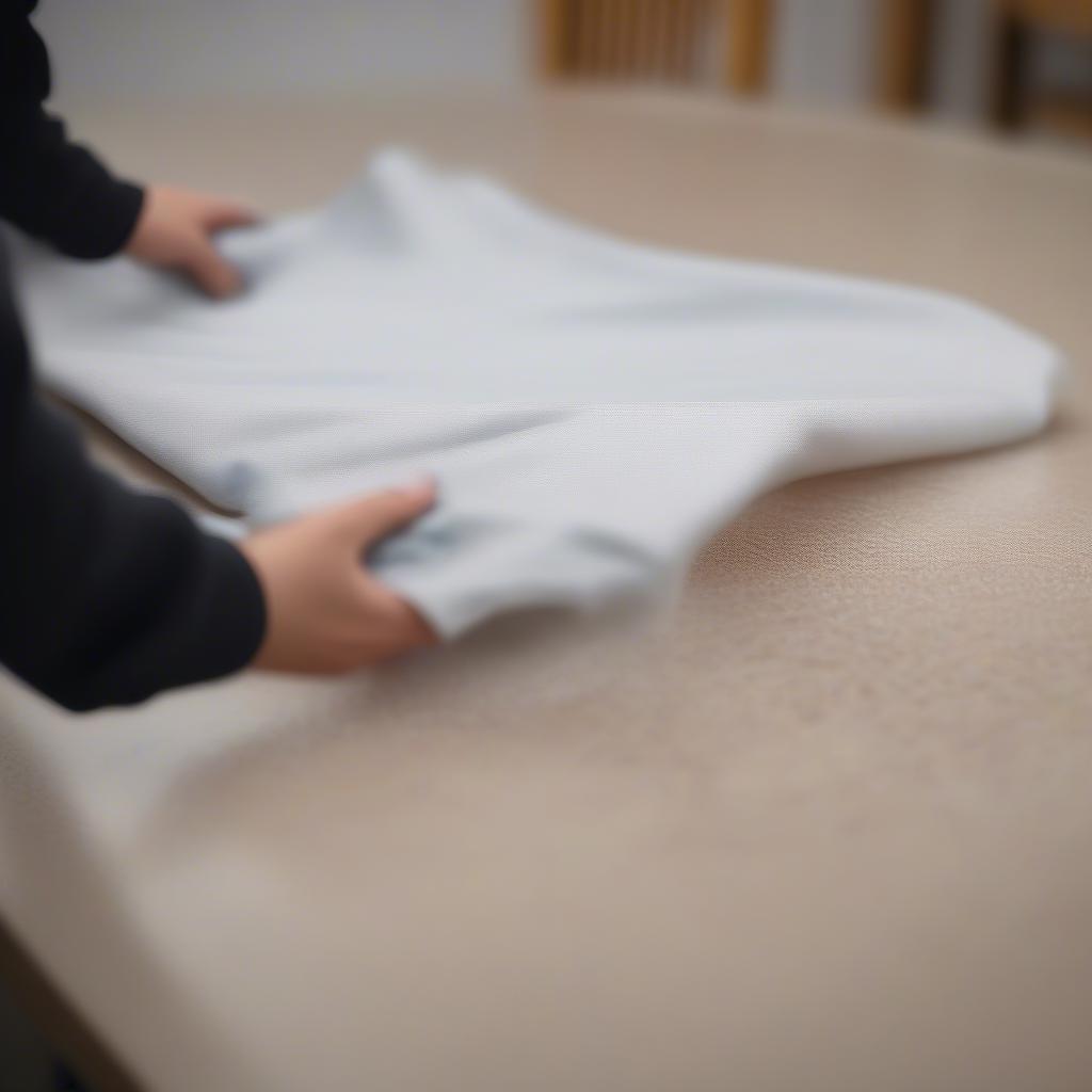 Cleaning a Waterproof Table Cover