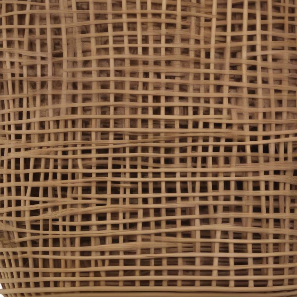 Close-Up of Wicker and Rattan Materials