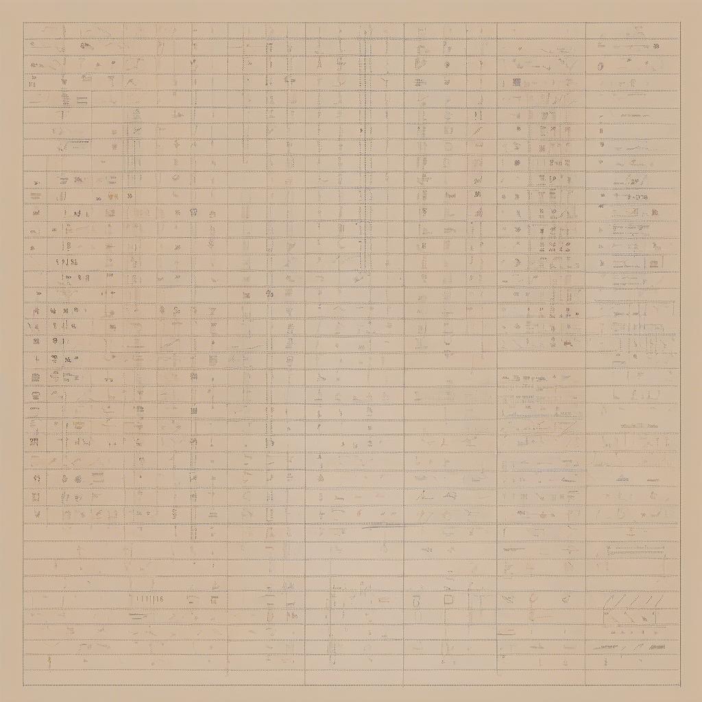 Common Weaving Draft Symbols