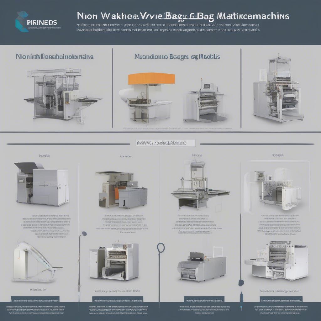 Comparing different non-woven bag making machines