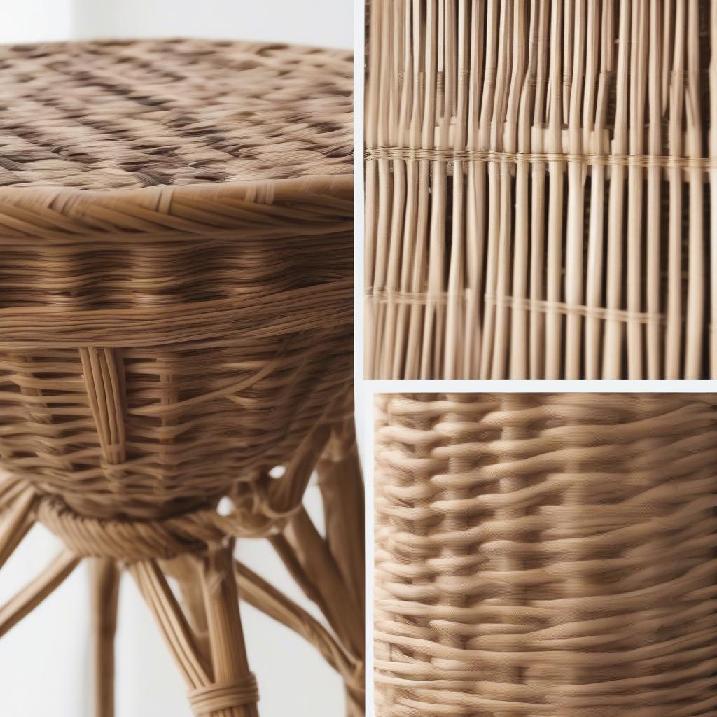 Comparing wicker and rattan high top tables based on durability, style, and maintenance.