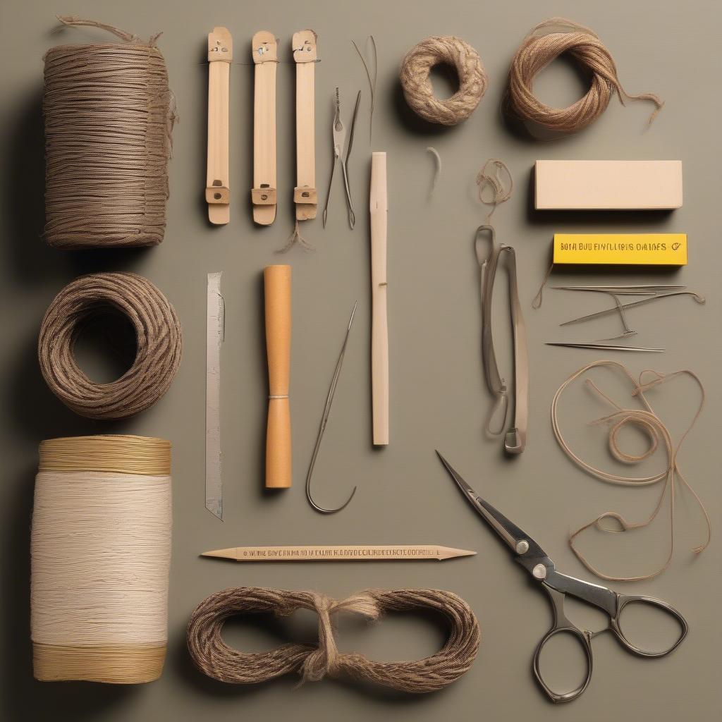 Essential Tools for Cordage Basket Making