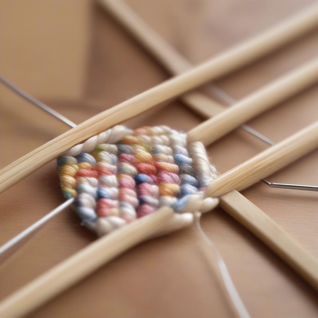 Cross-Stitch Caning Repair Technique