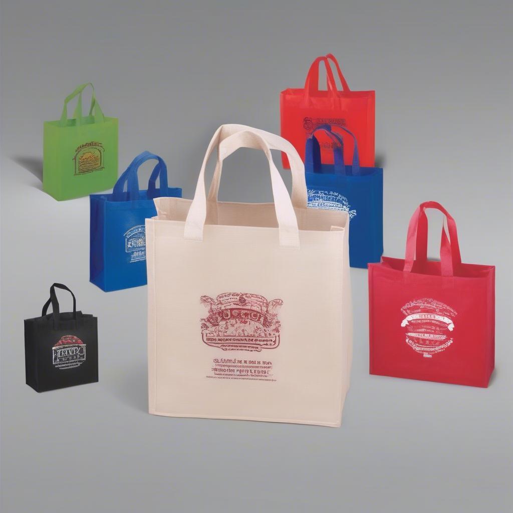 Custom Non-Woven Shopping Bags in Various Colors and Styles