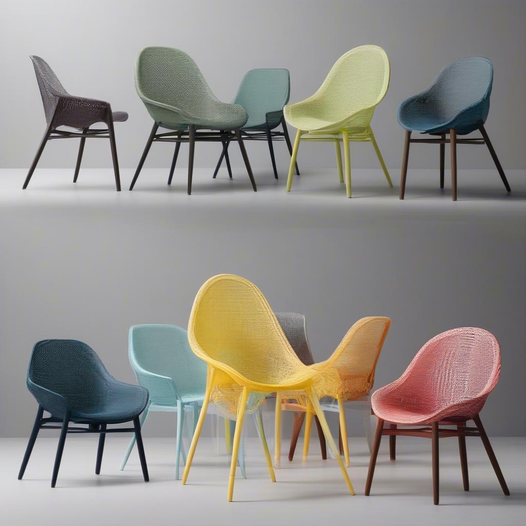 Custom Plastic Weave Chair Designs