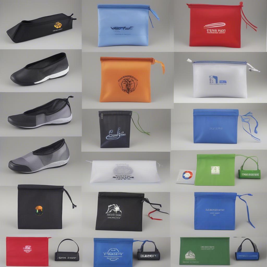 Examples of Customized Non-Woven Shoe Bags