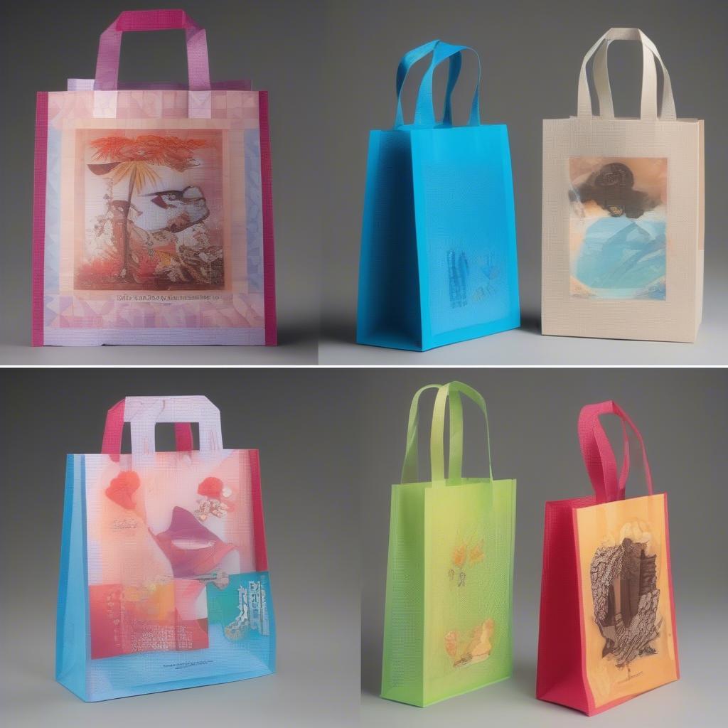 Die Cut 3D Non-Woven Bags in Various Styles and Colors