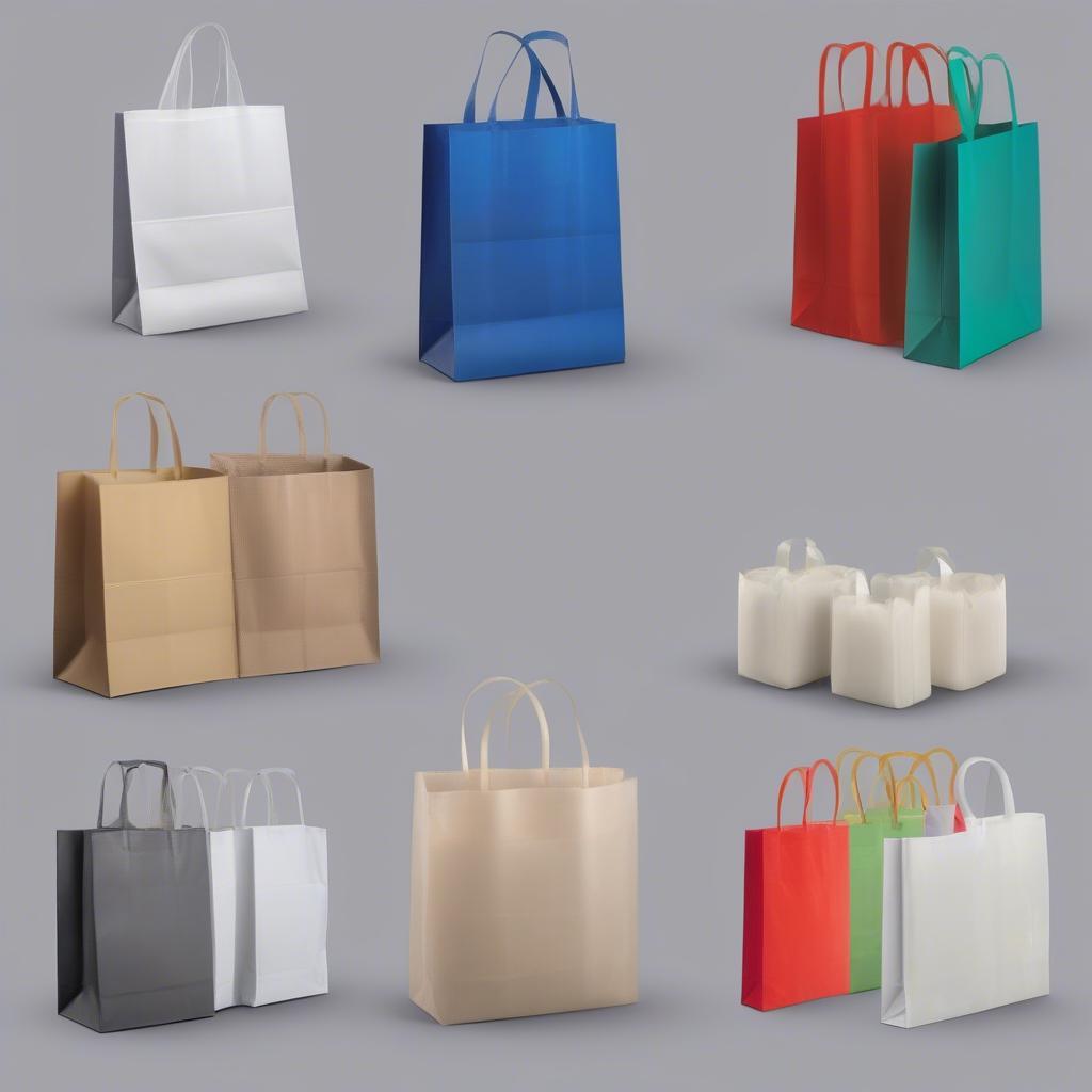 Different Bag Types Produced by Double Line Machine